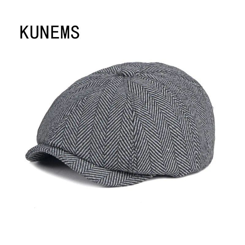 KUNEMS Fashion Mens Hat Retro Autumn Beret Caps Octagonal Cap Peaky Blinders Dad Caps Casual Newsboy Hats Boinas Gorras
KUNEMS Fashion Mens Hat Retro Autumn Beret Caps Octagonal Cap Peaky Blinders Dad Caps Casual Newsboy Hats Boinas Gorras