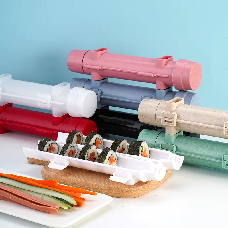 DIY Sushi Maker Roller Rice Mold Kitchen Gadgets Bazooka Vegetable Meat Rolling Tool Japanese Sushi Making Machine Sushi Molds
DIY Sushi Maker Roller Rice Mold Kitchen Gadgets Bazooka Vegetable Meat Rolling Tool Japanese Sushi Making Machine Sushi Molds