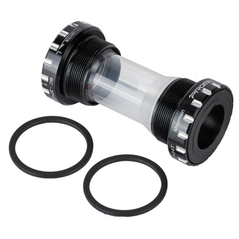 

New-Promend Mountain Bike Five Way Bowl Bottom Bracket Bbm68h Hollow Tooth Disc Bicycle Ceramic Peilin Center Shaft