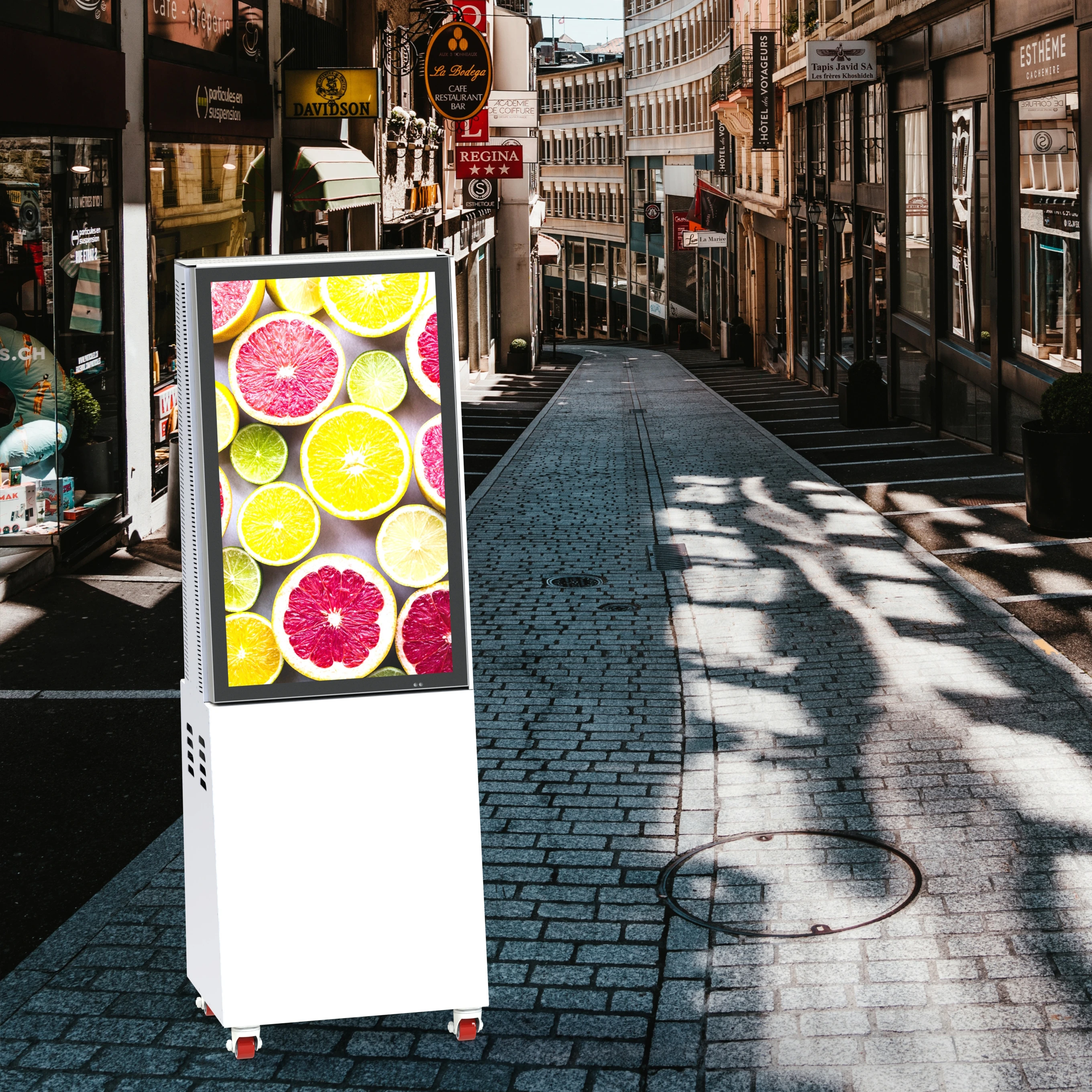Floor Stand Totem Digital Signage Display Lcd Panel Indoor Advertising Display IP67 Double Sided Kiosk
Floor Stand Totem Digital Signage Display Lcd Panel Indoor Advertising Display IP67 Double Sided Kiosk