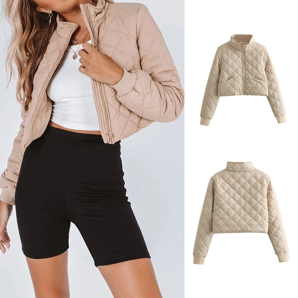 Autumn new women's clothing European and American fashion versatile short linen stand-up collar cotton coat and bread coat
Autumn new women's clothing European and American fashion versatile short linen stand-up collar cotton coat and bread coat