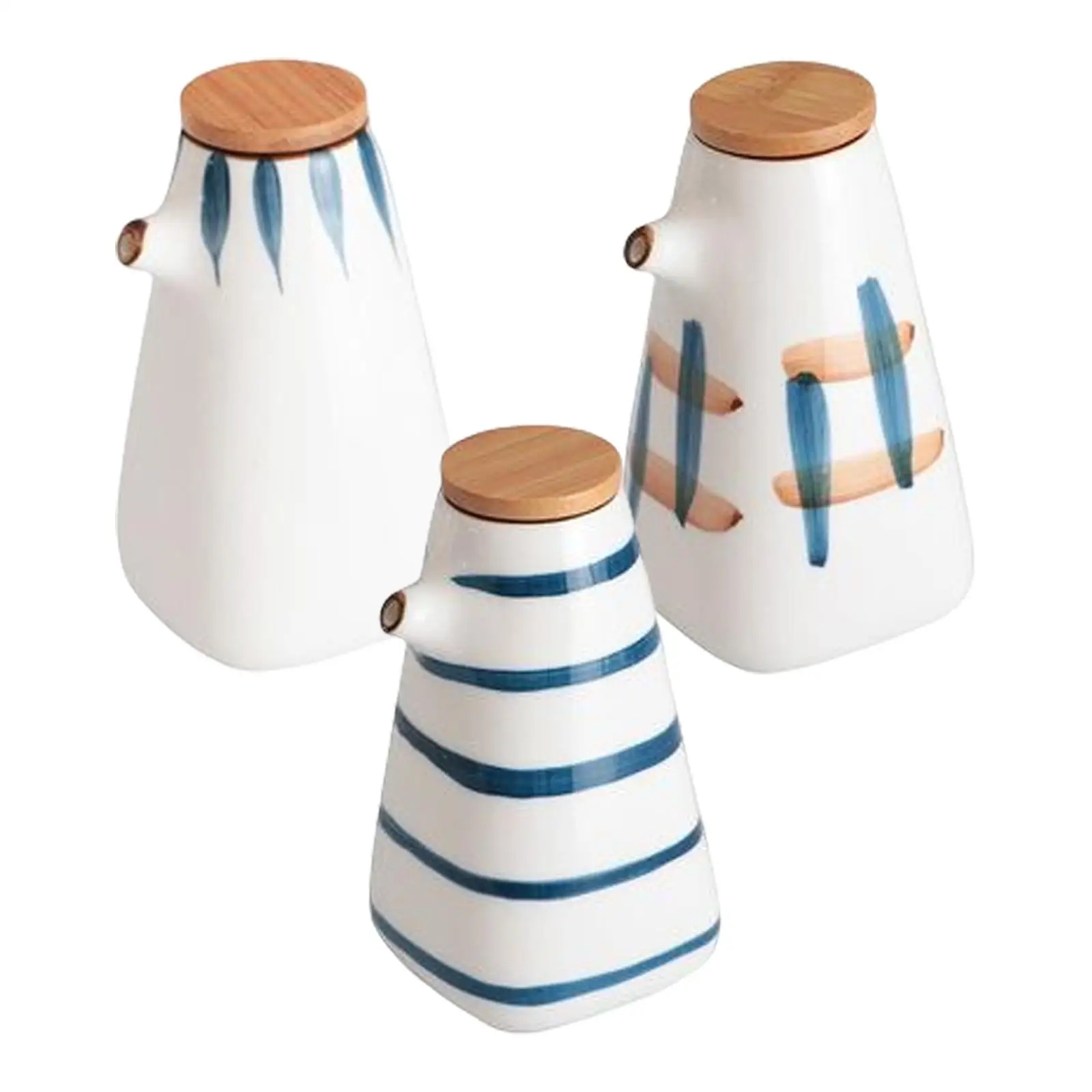 Japanese Style Oil Vinegar Jar Oil Bottle Seasoning Pepper Spices Jar Tableware Leakproof Small Sauce Pot for Kitchen
Japanese Style Oil Vinegar Jar Oil Bottle Seasoning Pepper Spices Jar Tableware Leakproof Small Sauce Pot for Kitchen