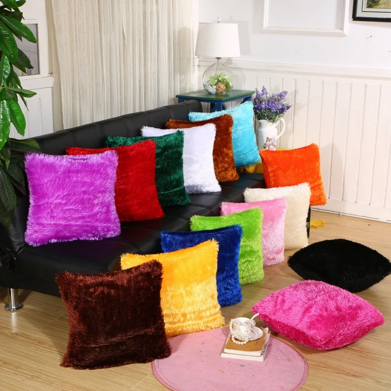 Throw Pillows For Sofa Car Chair Hotel Home Decoration Solid Soft Plush Faux Fur Wholesale Decorative Cushion Cover
Throw Pillows For Sofa Car Chair Hotel Home Decoration Solid Soft Plush Faux Fur Wholesale Decorative Cushion Cover