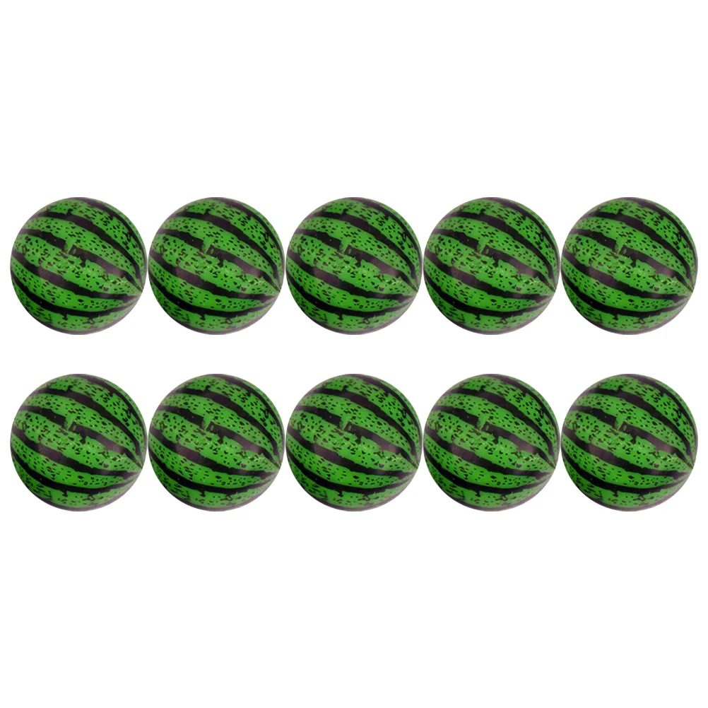 

20 Pcs Bouncy Ball Playing Toy Watermelon Jumping Kids Kidcraft Playset Bouncing Educational Castle