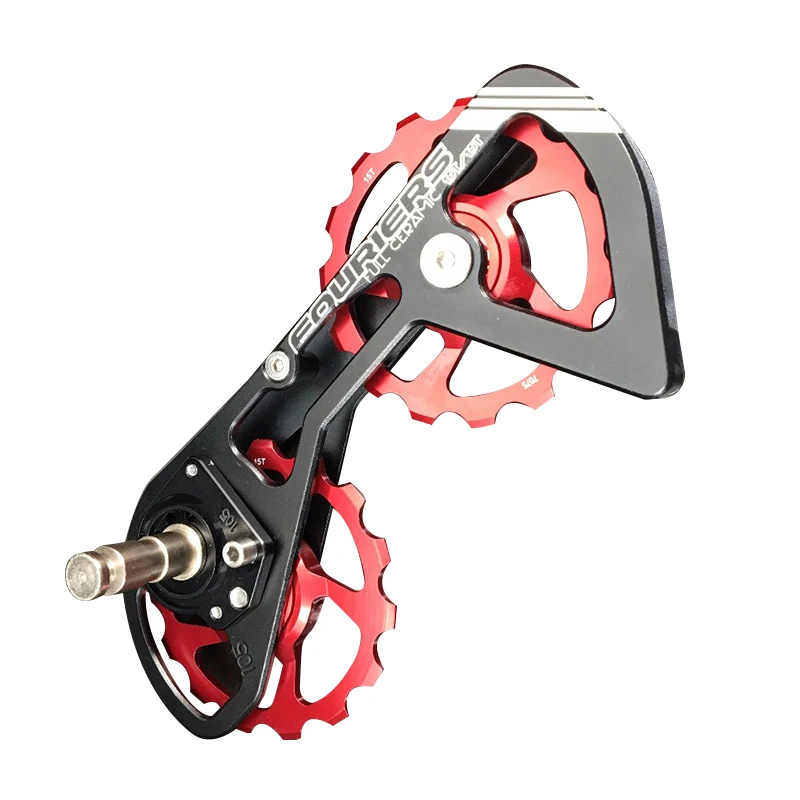 FOURIERS ROAD Bike Drivetrain Full Ceramics Bearings Jockey Wheels Road Bicycle Rear Derailleur Pulleys 15T-15T 5800 For shimano
FOURIERS ROAD Bike Drivetrain Full Ceramics Bearings Jockey Wheels Road Bicycle Rear Derailleur Pulleys 15T-15T 5800 For shimano