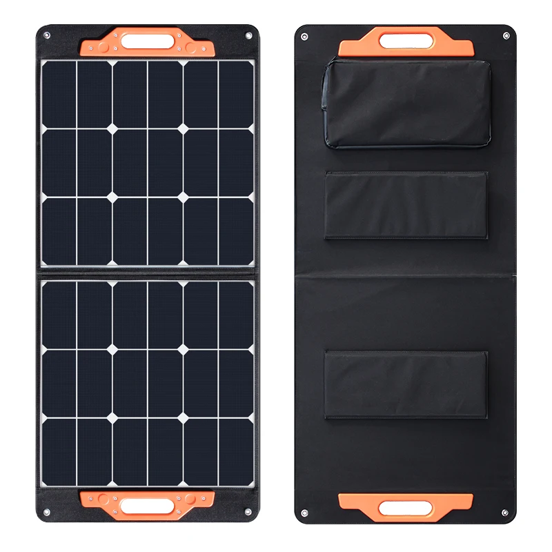 Wholesale Portable 100W Foldable Solar Panel for Camping Power Station Battery
Wholesale Portable 100W Foldable Solar Panel for Camping Power Station Battery