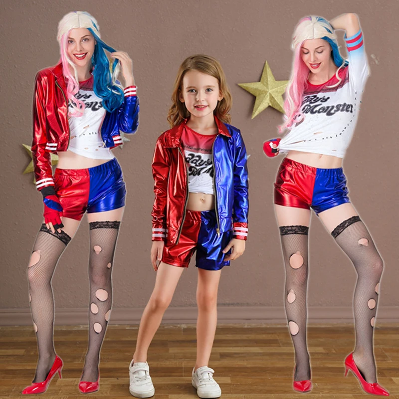 Joker Cosplay Costumes Halloween Clown Daddy's Lil Monster Jacket Shorts T-shirt One Uniform Roleplaying Clothes Suit Coat New
Joker Cosplay Costumes Halloween Clown Daddy's Lil Monster Jacket Shorts T-shirt One Uniform Roleplaying Clothes Suit Coat New
