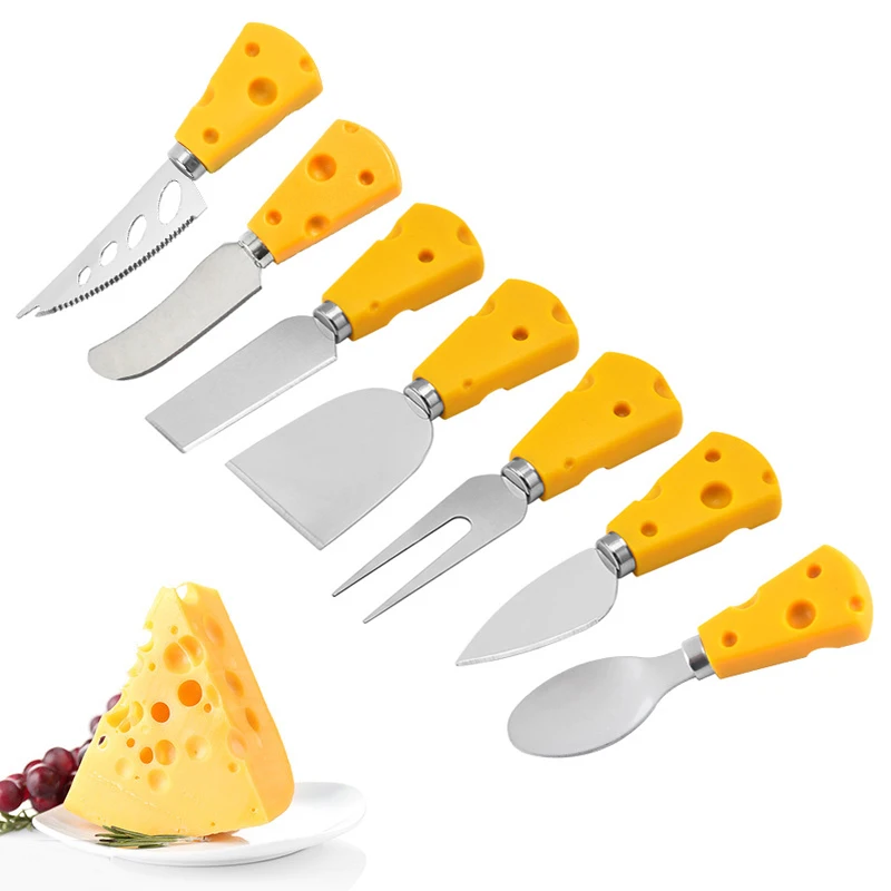 Cheese Knife Set Cheese Slicer Cutter 6/7Pcs Stainless Steel Cheese Knife Bread Butter Spatula Fork Cheese Tools
Cheese Knife Set Cheese Slicer Cutter 6/7Pcs Stainless Steel Cheese Knife Bread Butter Spatula Fork Cheese Tools