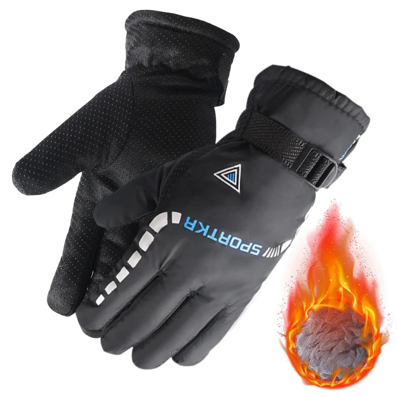 Winter Warmth Thicken Gloves Adjustable Cycling Driving Skiing Sports Gloves Unisex Warmth Hand Anti-slip Glove Men Women
Winter Warmth Thicken Gloves Adjustable Cycling Driving Skiing Sports Gloves Unisex Warmth Hand Anti-slip Glove Men Women