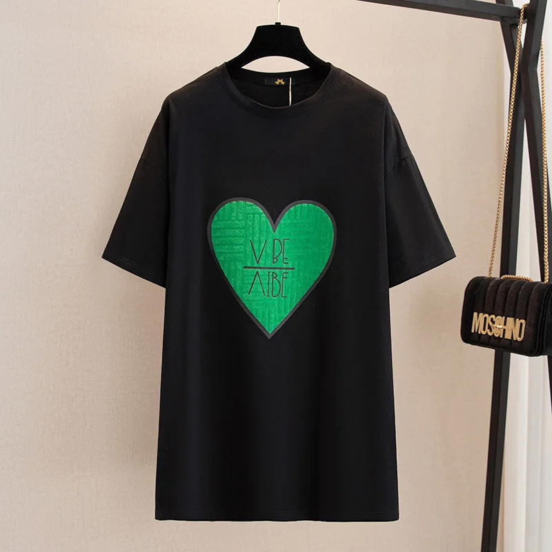 Summer Casual Slim Love Print O- Neck t-shirts Tops 2023 New Large Size Women's Clothing Summer Short Sleeve T-shirt Girls AC87
Summer Casual Slim Love Print O- Neck t-shirts Tops 2023 New Large Size Women's Clothing Summer Short Sleeve T-shirt Girls AC87
