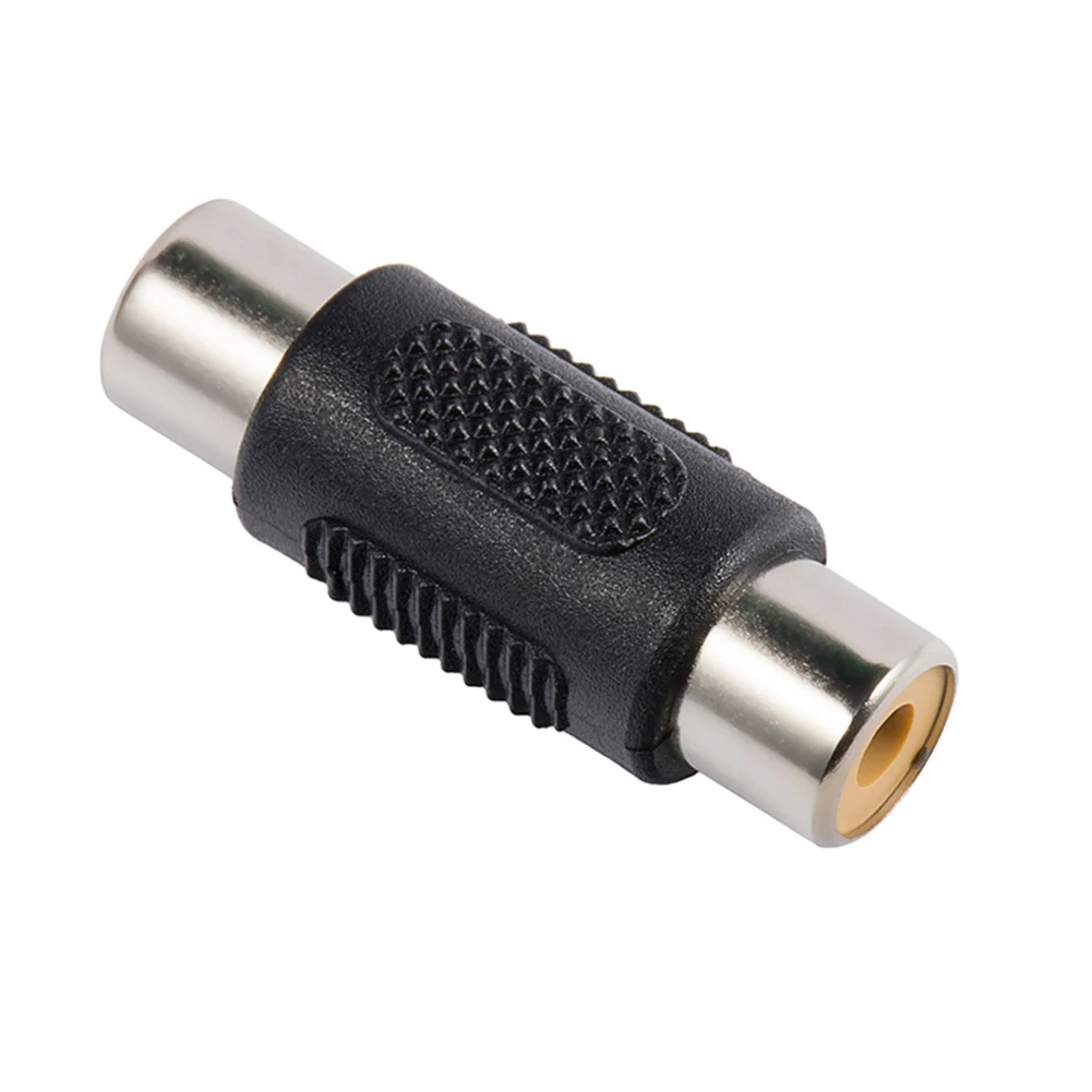 RCA Female Connectors 31.7x10.8mm 5 Pcs Adapter Audio Black Connector Female To Female Jack Plug Metal Durable
RCA Female Connectors 31.7x10.8mm 5 Pcs Adapter Audio Black Connector Female To Female Jack Plug Metal Durable