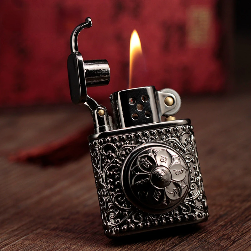 Kerosene Lighter Embossed Personality Creative Rocker Lighter Transfer Decompression Cool Lighter Gift Cute Lighter
Kerosene Lighter Embossed Personality Creative Rocker Lighter Transfer Decompression Cool Lighter Gift Cute Lighter