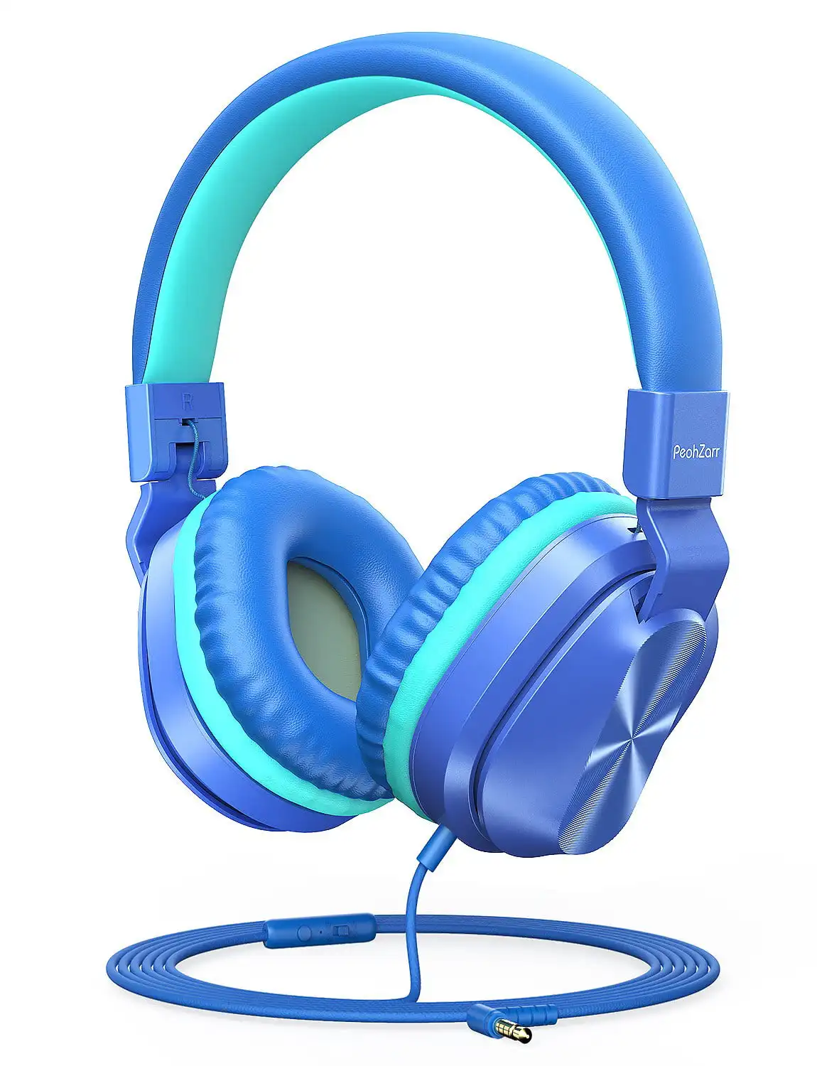 Kids Headphones with Microphone, 3.5mm Jack Stereo On-Ear Headphones with 1.5M Tangle-Free Cord, Suitable Kids Girls Boys, Cell
Kids Headphones with Microphone, 3.5mm Jack Stereo On-Ear Headphones with 1.5M Tangle-Free Cord, Suitable Kids Girls Boys, Cell