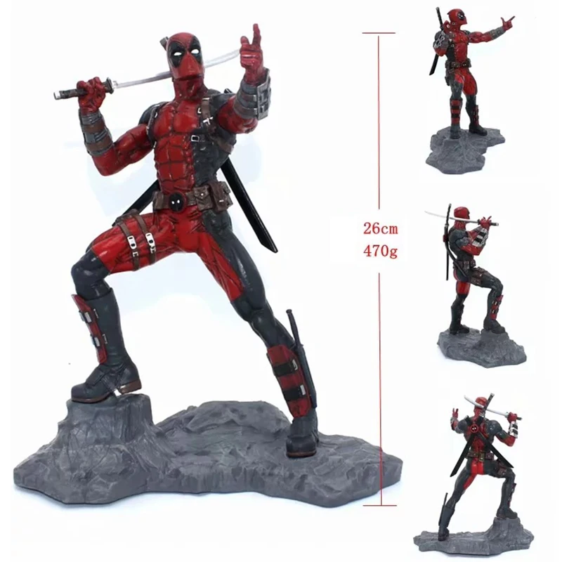 X-men 26cm Deadpool 2 Hero Action Figure Anime Movie Decoration Pvc Collection Figurine Mini Toys Model Doll Gift For Children
X-men 26cm Deadpool 2 Hero Action Figure Anime Movie Decoration Pvc Collection Figurine Mini Toys Model Doll Gift For Children