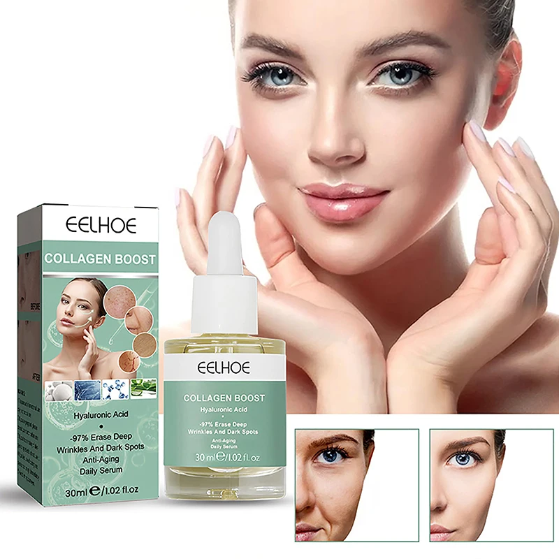 Collagen Boost Anti Aging Serum to Fade Fine Lines and Wrinkles Skin Care Glow Protect Serum Moisturize Repairing Women Gift
Collagen Boost Anti Aging Serum to Fade Fine Lines and Wrinkles Skin Care Glow Protect Serum Moisturize Repairing Women Gift
