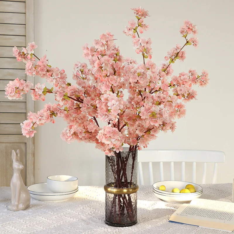 100 cm Cherry Blossom Silk Artificial Flowers For Garden Wedding Arch Background Decor Accessories Home Fake Flower Photo Props
100 cm Cherry Blossom Silk Artificial Flowers For Garden Wedding Arch Background Decor Accessories Home Fake Flower Photo Props