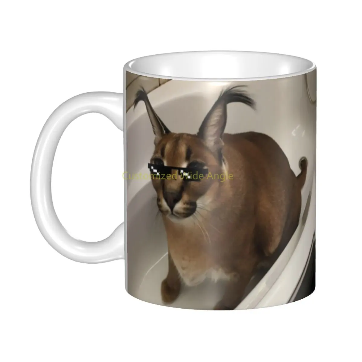 Personalized Big Floppa In A Bathtub Meme Mug DIY Ceramic Milk Tea Coffee Cups Outdoor Work Camping Mugs
Personalized Big Floppa In A Bathtub Meme Mug DIY Ceramic Milk Tea Coffee Cups Outdoor Work Camping Mugs