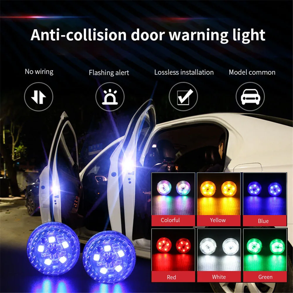 Universal LED Car Opening Door Safety Warning Anti-collision Lights Magnetic Sensor Strobe Flash Light Turn Signal Parking Light
Universal LED Car Opening Door Safety Warning Anti-collision Lights Magnetic Sensor Strobe Flash Light Turn Signal Parking Light