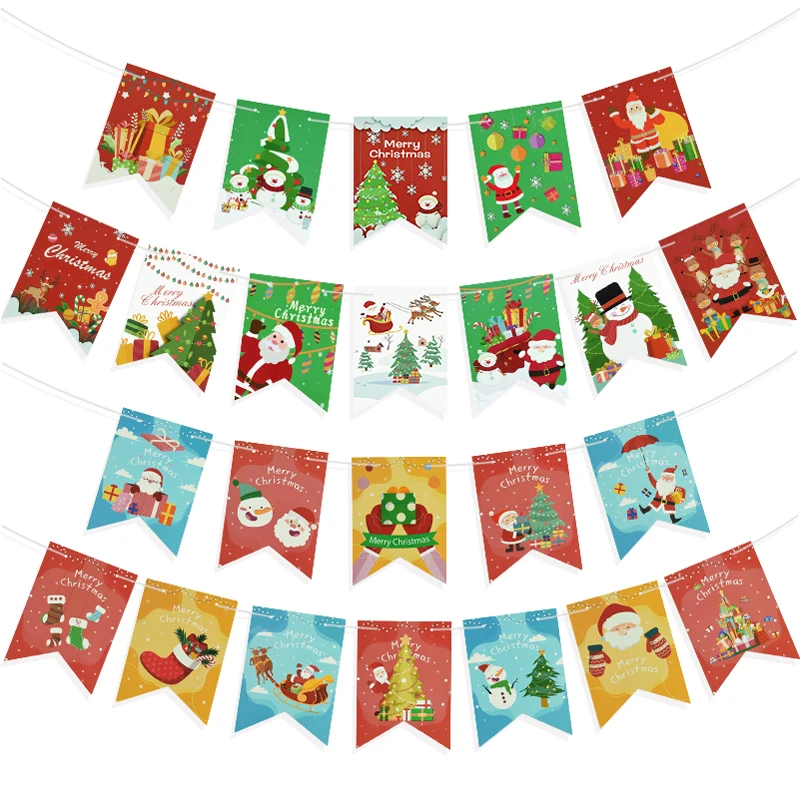 Merry Christmas Banner Xmas Decorations Santa Claus Snowman Deer Hanging Flag Ornament Navidad Noel Gifts New Year Party Decor
Merry Christmas Banner Xmas Decorations Santa Claus Snowman Deer Hanging Flag Ornament Navidad Noel Gifts New Year Party Decor