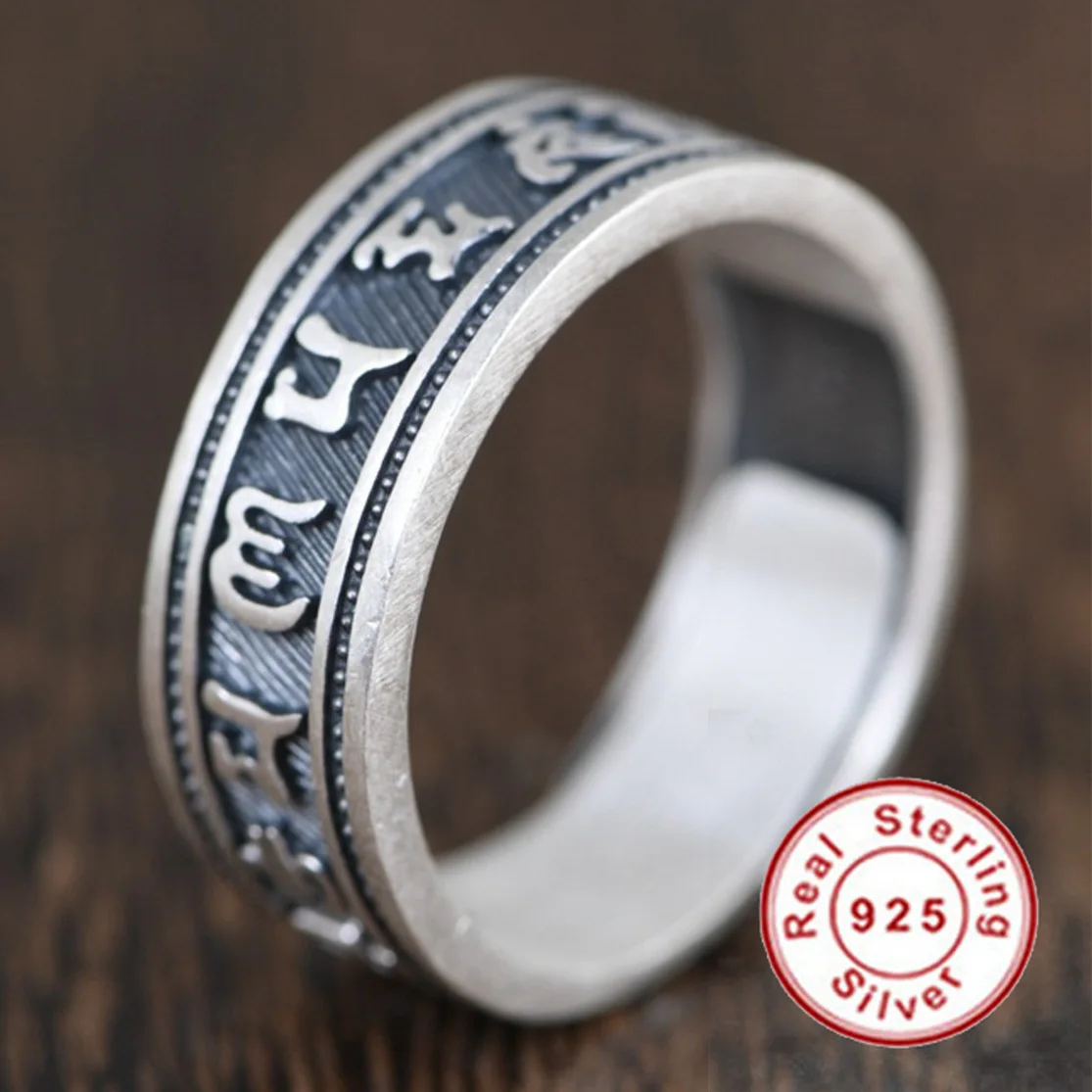 Weight 5.7g With Swastika Symbol Sterling Silver 925 Resizable Buddha Rings For Men And Women Luxury Pride Fine Jewelry
Weight 5.7g With Swastika Symbol Sterling Silver 925 Resizable Buddha Rings For Men And Women Luxury Pride Fine Jewelry
