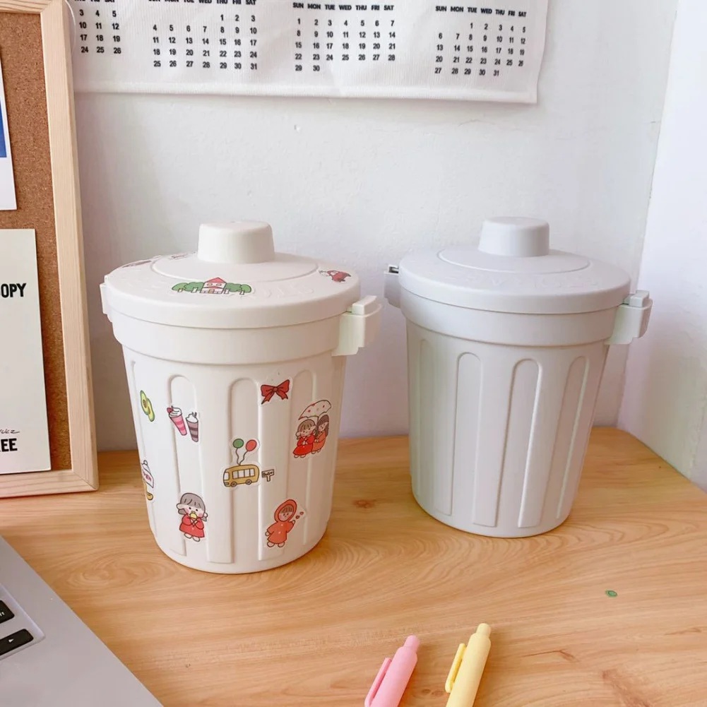 Solid Color Desktop Small Trash Bin Waste Bin Bedroom Home Trash Can Bucket with Lid Mini Garbage Storage Box Organizer
Solid Color Desktop Small Trash Bin Waste Bin Bedroom Home Trash Can Bucket with Lid Mini Garbage Storage Box Organizer