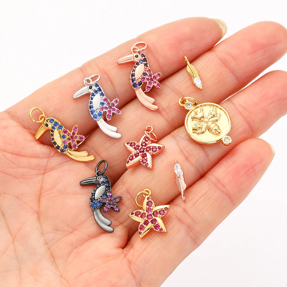 Cute Woodpecker Charms For Jewelry Making Charm Animals Designer Copper Charms For Necklace Diy Accessories Crafts Wholesale
Cute Woodpecker Charms For Jewelry Making Charm Animals Designer Copper Charms For Necklace Diy Accessories Crafts Wholesale