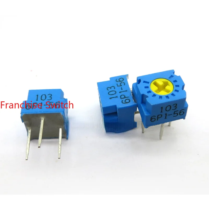 10PCS Precision Potentiometer GF063P1-502 5K 10Ohms 100Ohms 200Ohms 500Ohms 
10PCS Precision Potentiometer GF063P1-502 5K 10Ohms 100Ohms 200Ohms 500Ohms