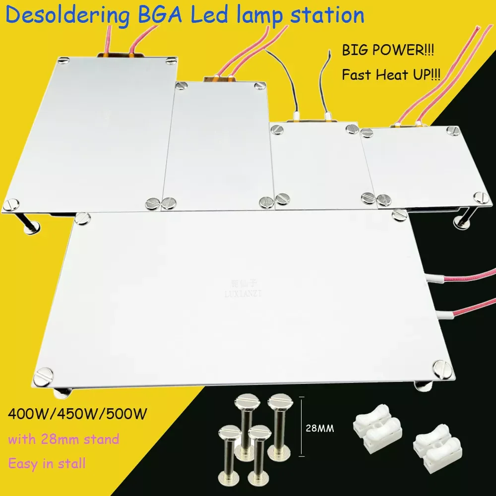 Desoldering BGA led lamp bead desoldering station Fever plate preheating station LCD strip chip repair thermostat heating plate
Desoldering BGA led lamp bead desoldering station Fever plate preheating station LCD strip chip repair thermostat heating plate
