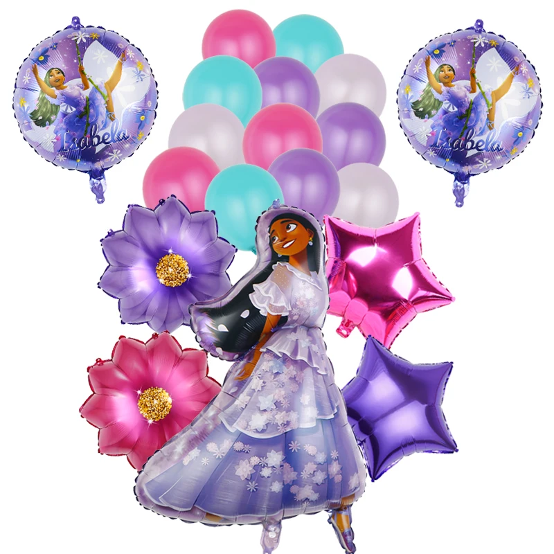 19pcs Disney Encanto Balloons Mirabel Isabella Foil Ballons Encanto Party Decorations Girls Gift Kids Toys Birthday Party Globos
19pcs Disney Encanto Balloons Mirabel Isabella Foil Ballons Encanto Party Decorations Girls Gift Kids Toys Birthday Party Globos