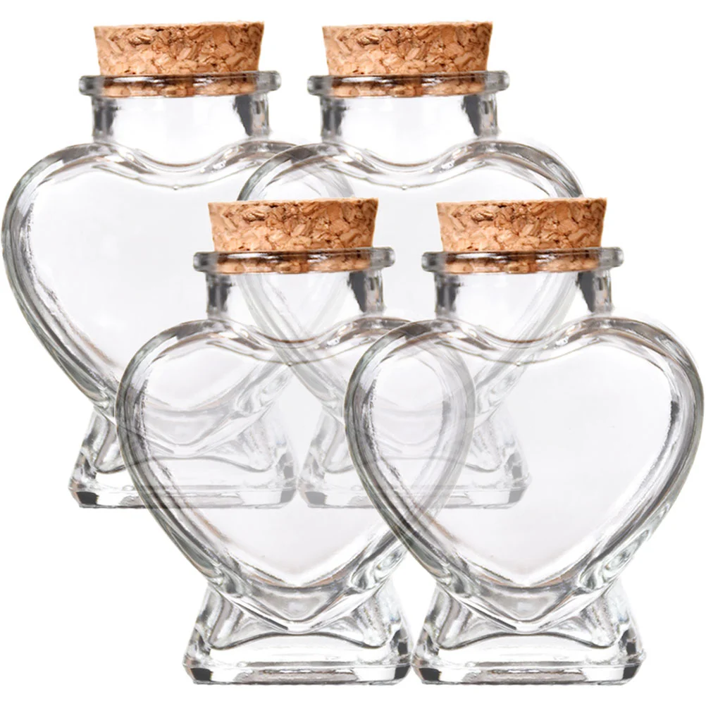Glass Cork Jars Small Bottlesjarbottle Mini Heart Type Vials Tiny Lids Wedding Decorative Storage Drifting Bottles, Candy
Glass Cork Jars Small Bottlesjarbottle Mini Heart Type Vials Tiny Lids Wedding Decorative Storage Drifting Bottles, Candy
