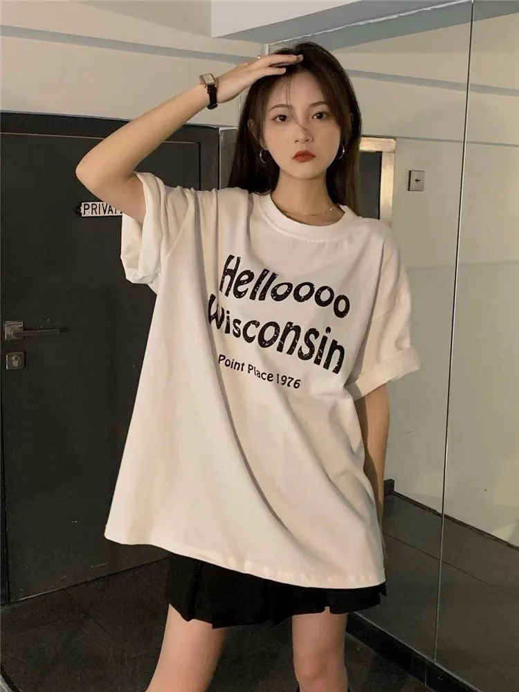 Casual Loose Vintage Lazy Tshirt Women's T-shirts Tops Japanese Kawaii Ladies Ulzzang Female Korean Harajuku Clothes For Women
Casual Loose Vintage Lazy Tshirt Women's T-shirts Tops Japanese Kawaii Ladies Ulzzang Female Korean Harajuku Clothes For Women