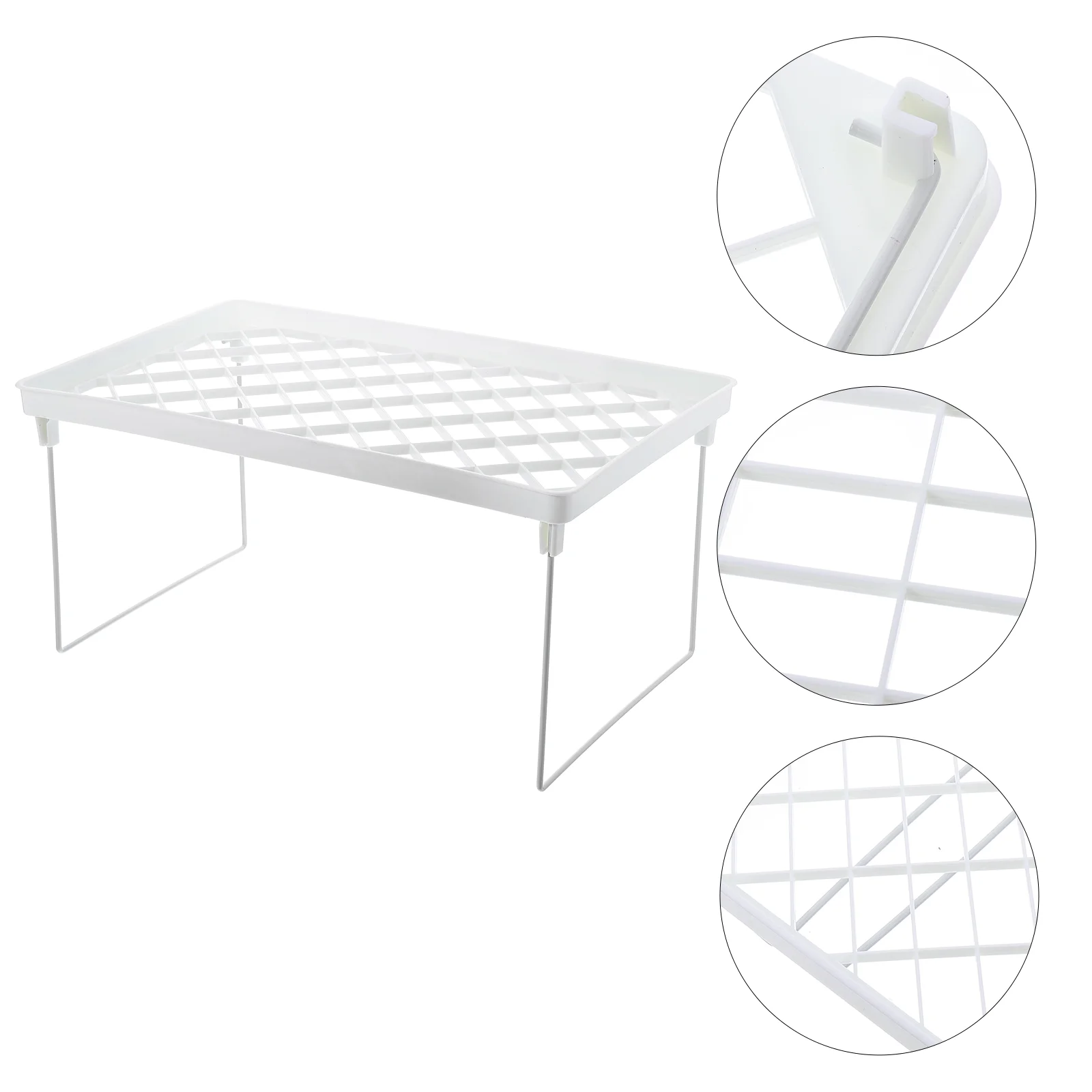 Plastic Shelving Folding Shelf Makeup Storage Desktop Holder White Organizer
Plastic Shelving Folding Shelf Makeup Storage Desktop Holder White Organizer