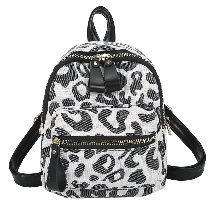 Retro Mini Women's Backpacks Trend Leopard Female Bag Small School Bags Rucksack For Teen Girls Fashion Casual Backpack
Retro Mini Women's Backpacks Trend Leopard Female Bag Small School Bags Rucksack For Teen Girls Fashion Casual Backpack