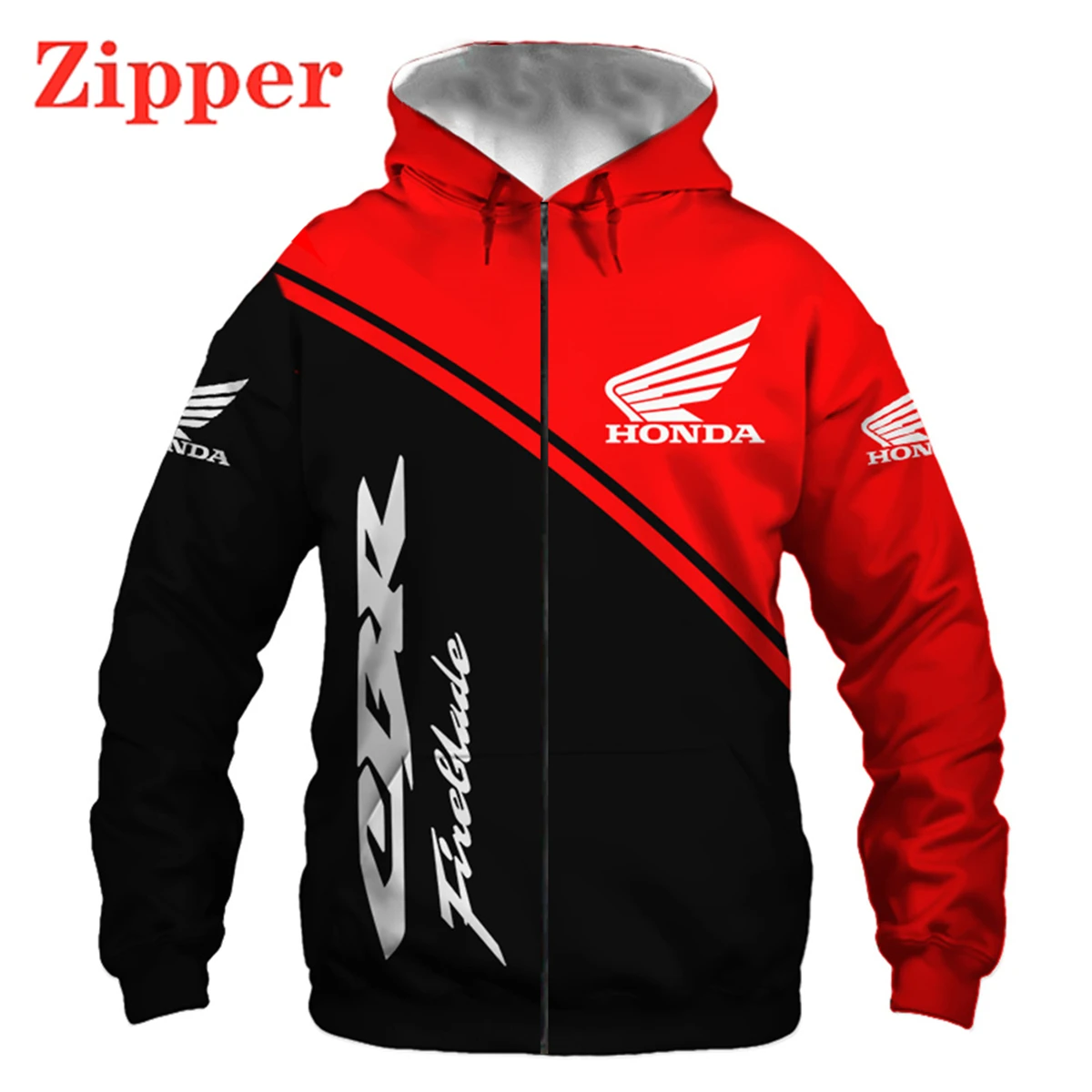 New men's sports hoodie 3D printed fashion casual zipper hooded top hot spring and autumn hooded jacket for men and women
New men's sports hoodie 3D printed fashion casual zipper hooded top hot spring and autumn hooded jacket for men and women