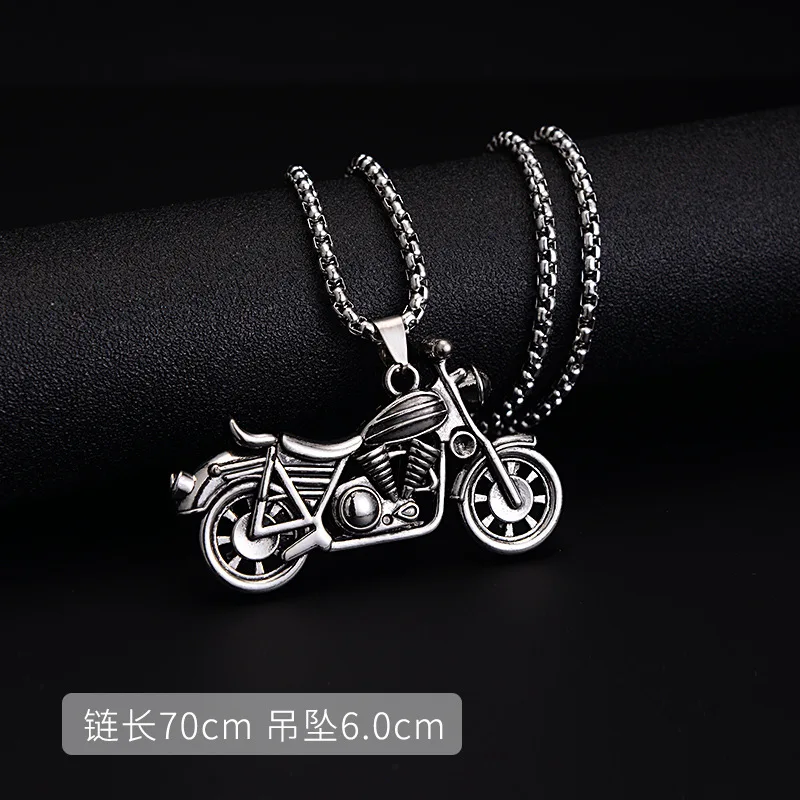 Punk Style Hip Hop Stainless Steel Motorcycle Pendant Geometric Knight Necklace Personality Trend Y2k Accessories
Punk Style Hip Hop Stainless Steel Motorcycle Pendant Geometric Knight Necklace Personality Trend Y2k Accessories