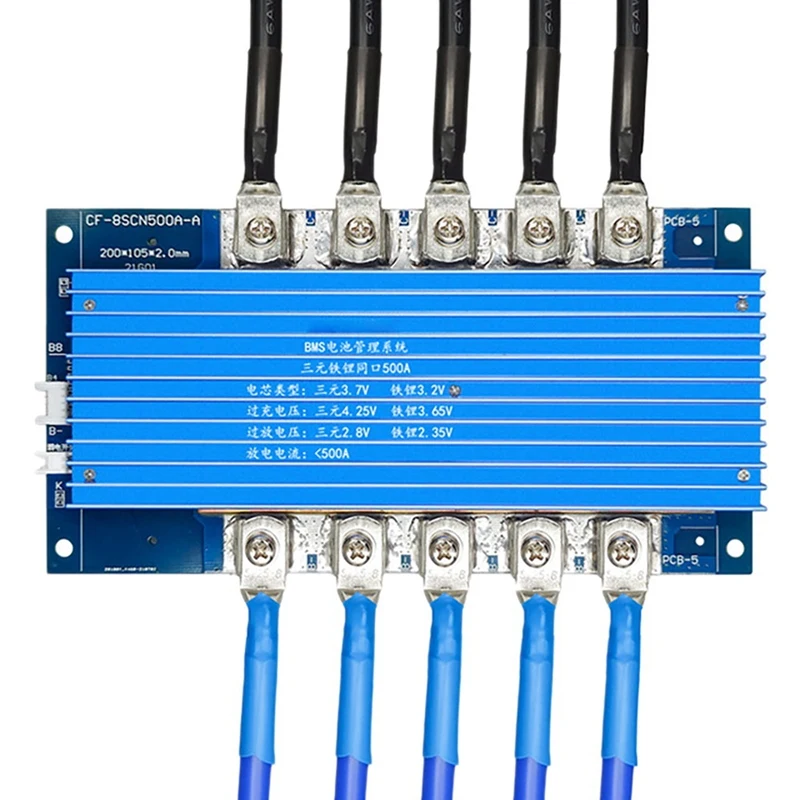 500A Bms 4S Lifepo4 Lithium Ion Battery Charging Board Balancer Equalizer Pcb Temperature Protection Cable For RV/Car
500A Bms 4S Lifepo4 Lithium Ion Battery Charging Board Balancer Equalizer Pcb Temperature Protection Cable For RV/Car