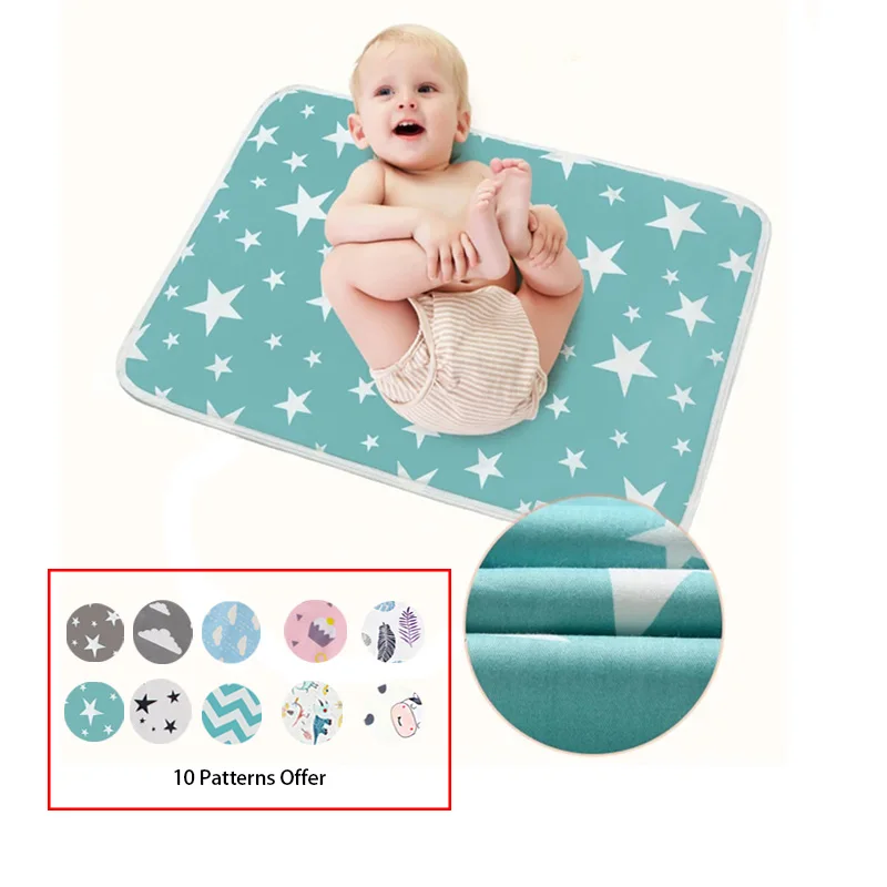 Baby Changing Mats Cover Baby Diaper Mattress Reusable Diaper for Newborn Cotton Waterproof Changing Pats Flool Play Mat 50x70cm
Baby Changing Mats Cover Baby Diaper Mattress Reusable Diaper for Newborn Cotton Waterproof Changing Pats Flool Play Mat 50x70cm