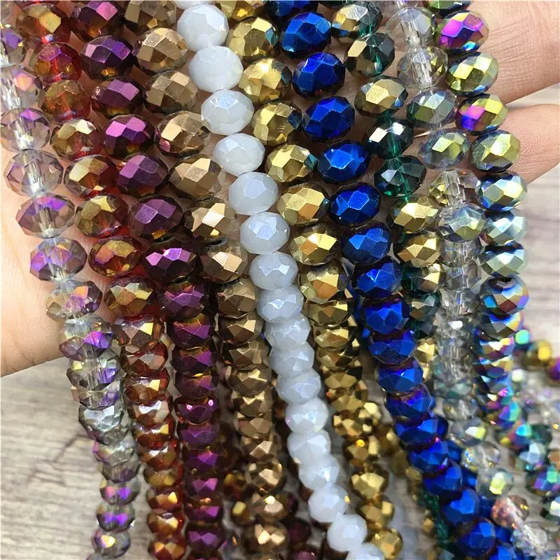 2X3/ 3X4/ 4X6mm Crystal Beads For DIY Women Bracelet Necklace Multicolor Faceted Glass Sapcer Beads For Jewelry Making Wholesale
2X3/ 3X4/ 4X6mm Crystal Beads For DIY Women Bracelet Necklace Multicolor Faceted Glass Sapcer Beads For Jewelry Making Wholesale