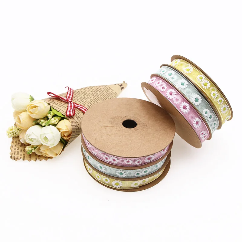 New Summer Theme Small Daisy Print Webbed DIY Hair Accessories Bow Accessories Flower Gift Box Packaging Ribbon (2 rolls)
New Summer Theme Small Daisy Print Webbed DIY Hair Accessories Bow Accessories Flower Gift Box Packaging Ribbon (2 rolls)