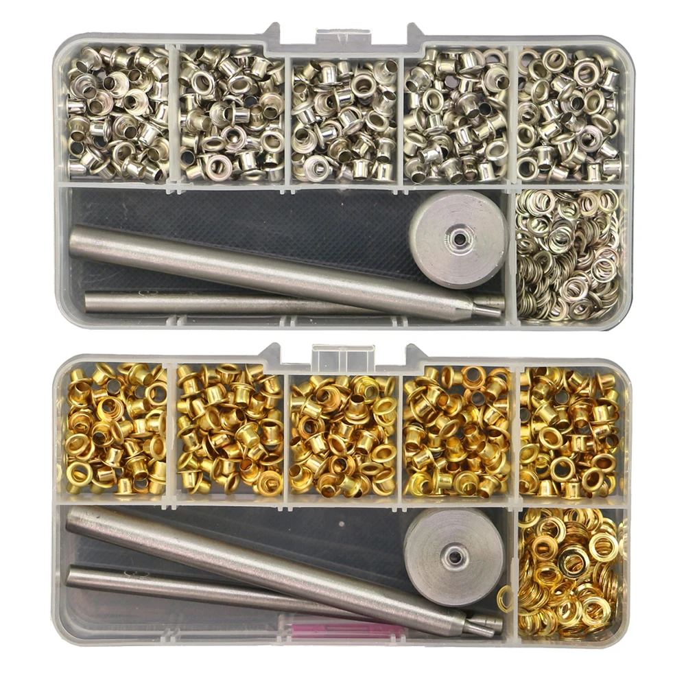 250pcs 4/4.5mm Internal 4-Colors Tool sets Electroplating Of Copper Without Gasket Eyelets 304# Steel Tools Sets
250pcs 4/4.5mm Internal 4-Colors Tool sets Electroplating Of Copper Without Gasket Eyelets 304# Steel Tools Sets