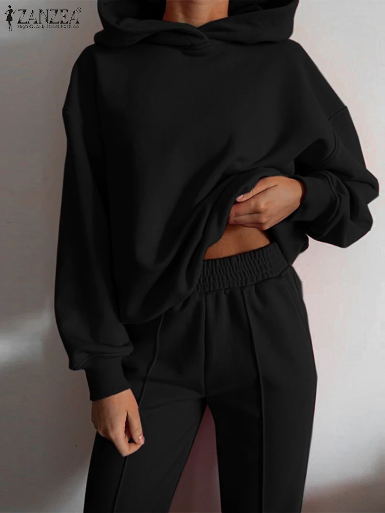 Stylish Woman Spring Blouses Traksuits ZANZEA 2022 Long Sleeve Tops and Elastic Waist Pants Female Solid Top Oversized Sets 2PCS
Stylish Woman Spring Blouses Traksuits ZANZEA 2022 Long Sleeve Tops and Elastic Waist Pants Female Solid Top Oversized Sets 2PCS