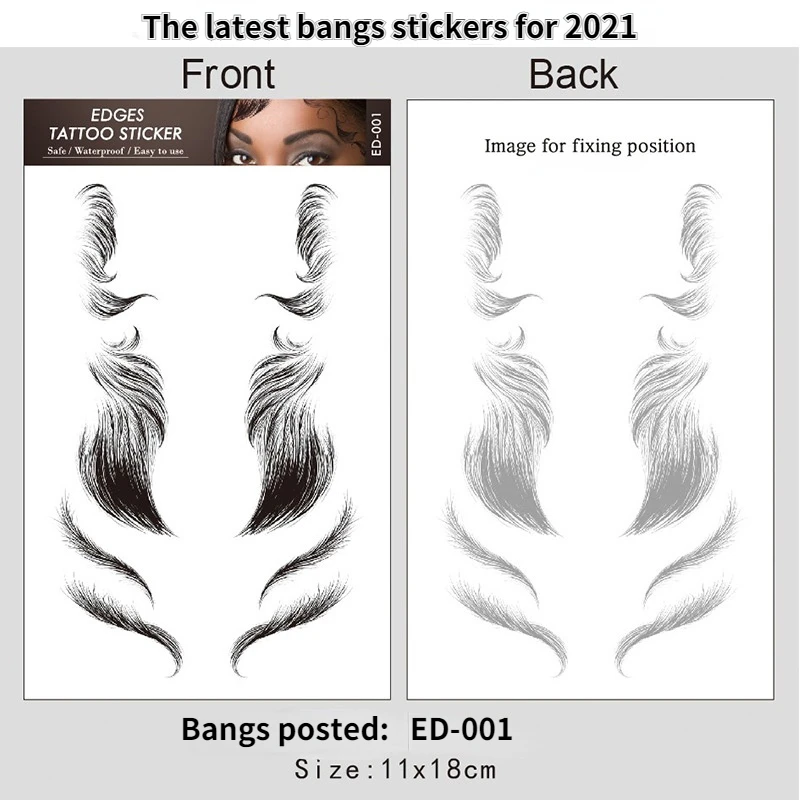 Bangs tattoo stickers net red hairline tattoo stickers Europe and the United States ins style baby hair tattoo
Bangs tattoo stickers net red hairline tattoo stickers Europe and the United States ins style baby hair tattoo