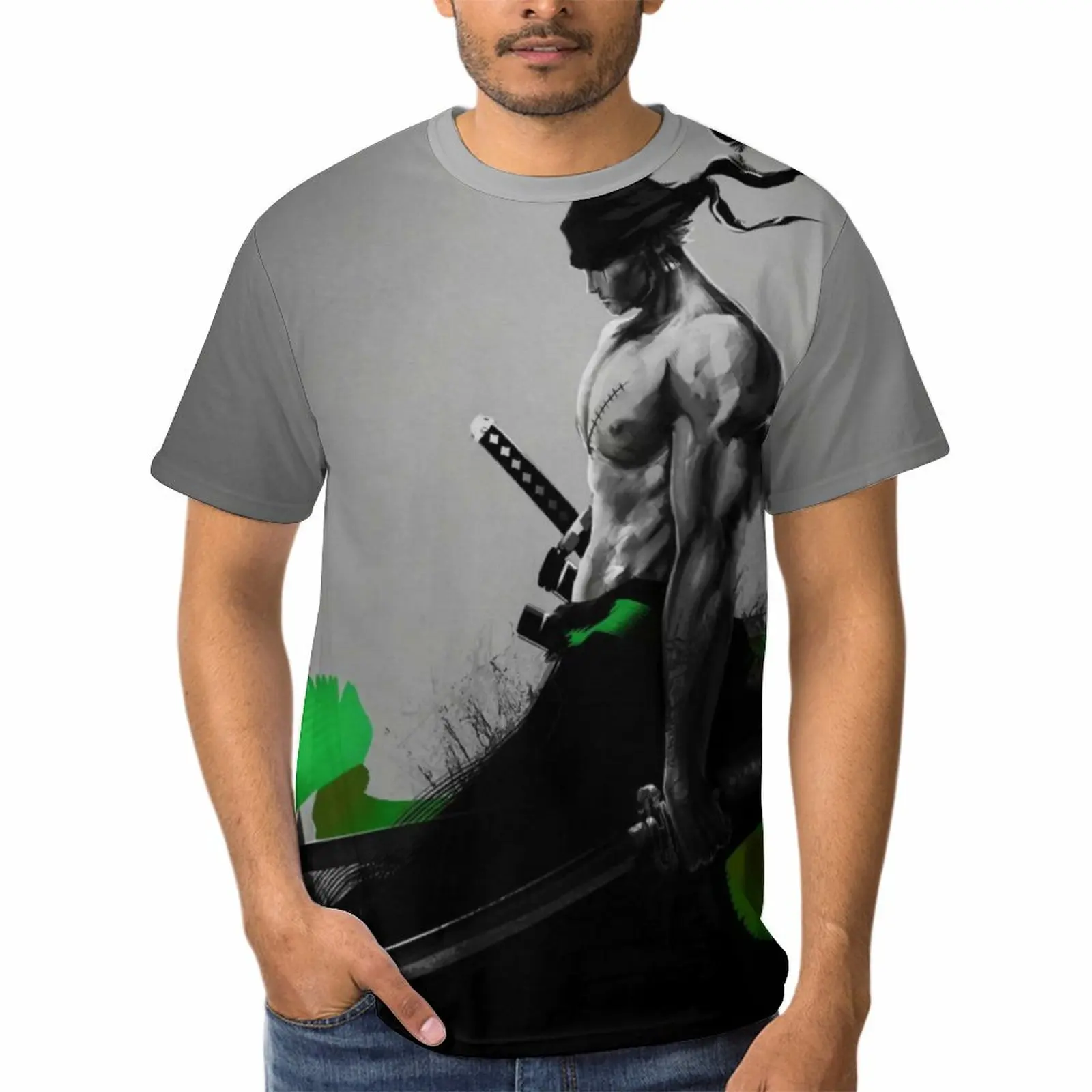 Bandai Roronoa Zoro T Shirt One Piece Retro T Shirts Round Neck Graphic Polyester Tshirt Funny Original Clothes Man Big Size
Bandai Roronoa Zoro T Shirt One Piece Retro T Shirts Round Neck Graphic Polyester Tshirt Funny Original Clothes Man Big Size