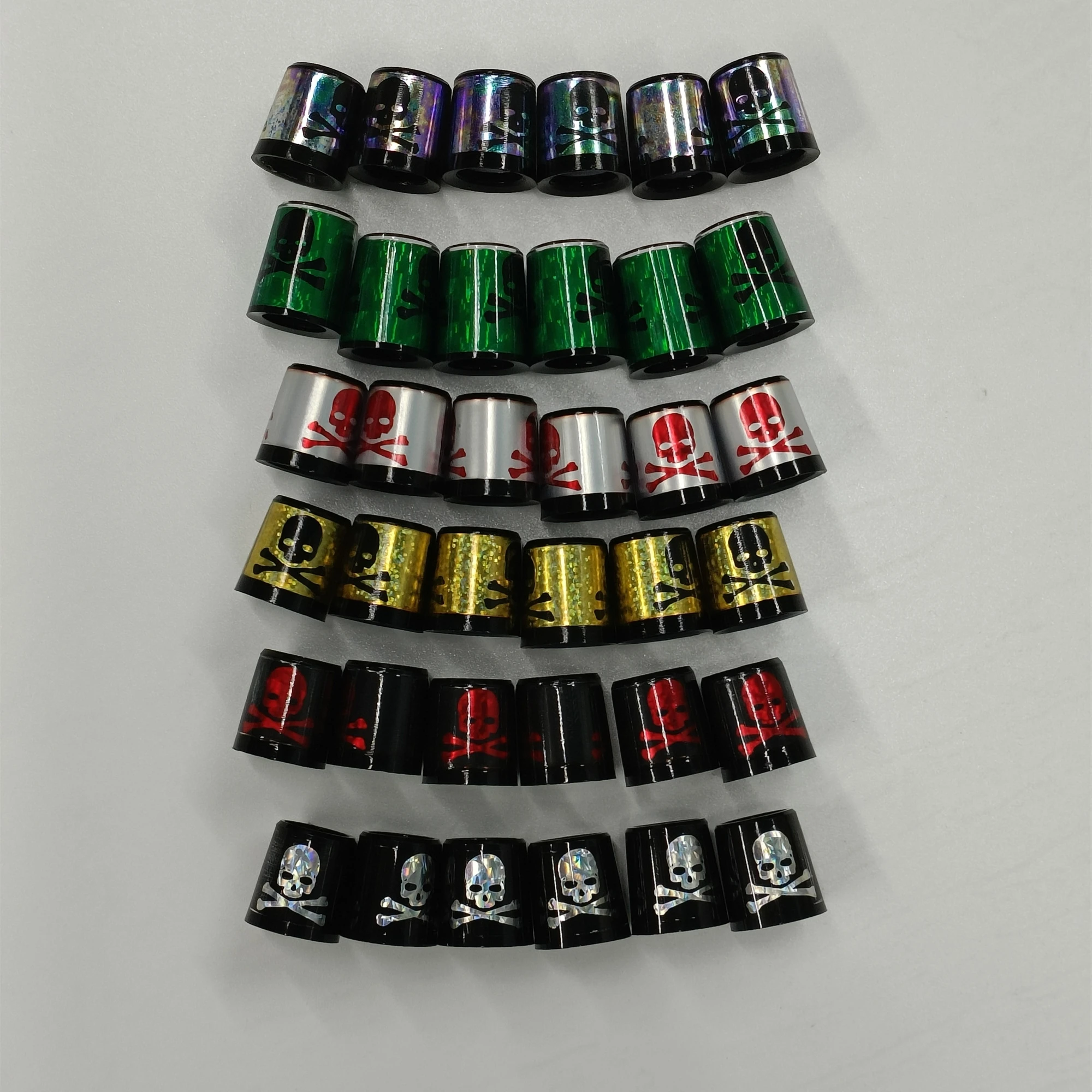 FUJISTAR GOLF skull ferrules 20pcs for irons and wedges black/green/golden/white/rainbow skull special price
FUJISTAR GOLF skull ferrules 20pcs for irons and wedges black/green/golden/white/rainbow skull special price