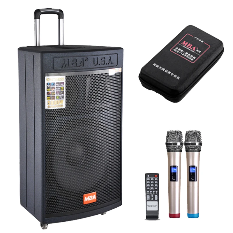 MBA Professional Audio 350W 15" Inch wooden Active Speaker Sound System power amplifier speaker wireless charger clock
MBA Professional Audio 350W 15" Inch wooden Active Speaker Sound System power amplifier speaker wireless charger clock