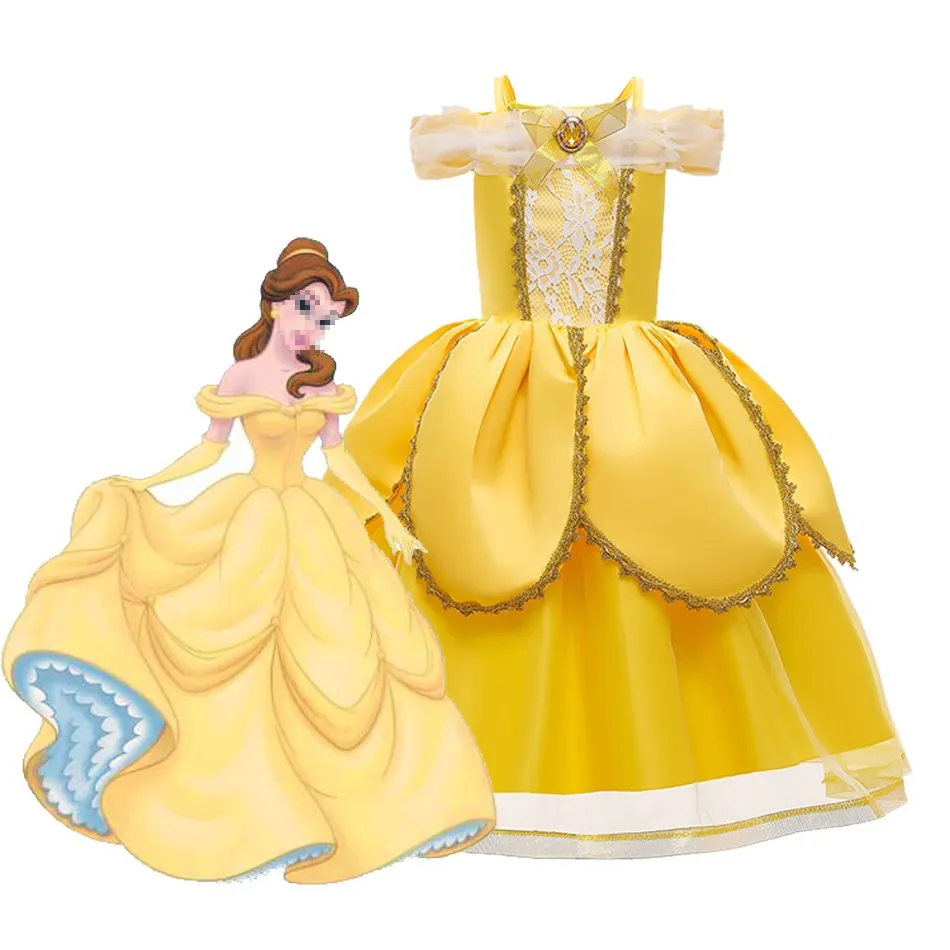 Girl Princess Belle Dress Kids Dance Party Beauty and The Beast Costume Carnival Halloween Cosplay 3 4 5 6 7 8 9 10 Year Dress
Girl Princess Belle Dress Kids Dance Party Beauty and The Beast Costume Carnival Halloween Cosplay 3 4 5 6 7 8 9 10 Year Dress