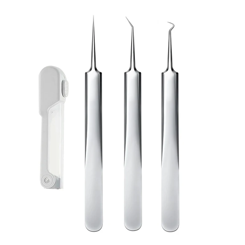 Luminous Acne Needle Precise Blackhead Tweezers Cell Tweezer Pimple Acne Needle Remover Acne Tweezers Skin Care Beauty Gadget
Luminous Acne Needle Precise Blackhead Tweezers Cell Tweezer Pimple Acne Needle Remover Acne Tweezers Skin Care Beauty Gadget