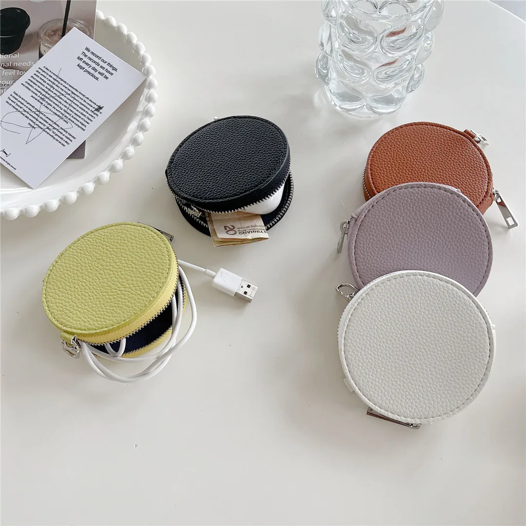 Luxury Dermatoglyph Leather Wallet Bag Headphone bag for airpods 1 2 3 Pro Currency Litchi peel pattern Data cable Package Case
Luxury Dermatoglyph Leather Wallet Bag Headphone bag for airpods 1 2 3 Pro Currency Litchi peel pattern Data cable Package Case