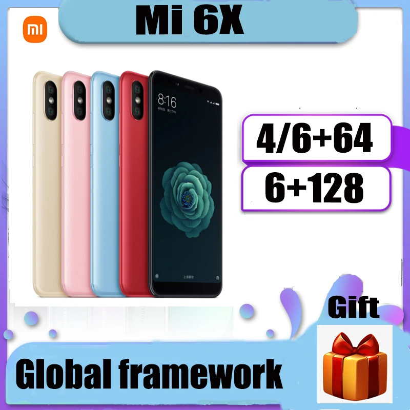 Оригинальный Смартфон Xiaomi Mi 6X, экран 5,99 дюйма, Snapdragon 660, быстрая зарядка, 18 Вт, 3000 мАч
Оригинальный Смартфон Xiaomi Mi 6X, экран 5,99 дюйма, Snapdragon 660, быстрая зарядка, 18 Вт, 3000 мАч