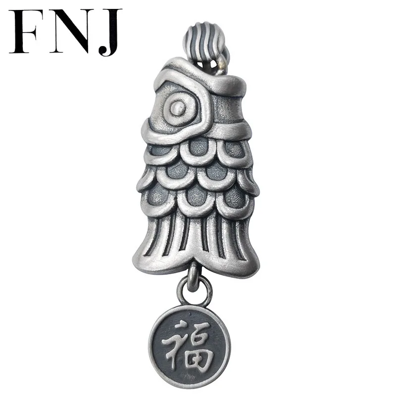 Кулон FNJ из серебра 990 пробы с рыбками на удачу, оригинальные кулоны из чистого серебра S990 для изготовления ювелирных изделий
Кулон FNJ из серебра 990 пробы с рыбками на удачу, оригинальные кулоны из чистого серебра S990 для изготовления ювелирных изделий